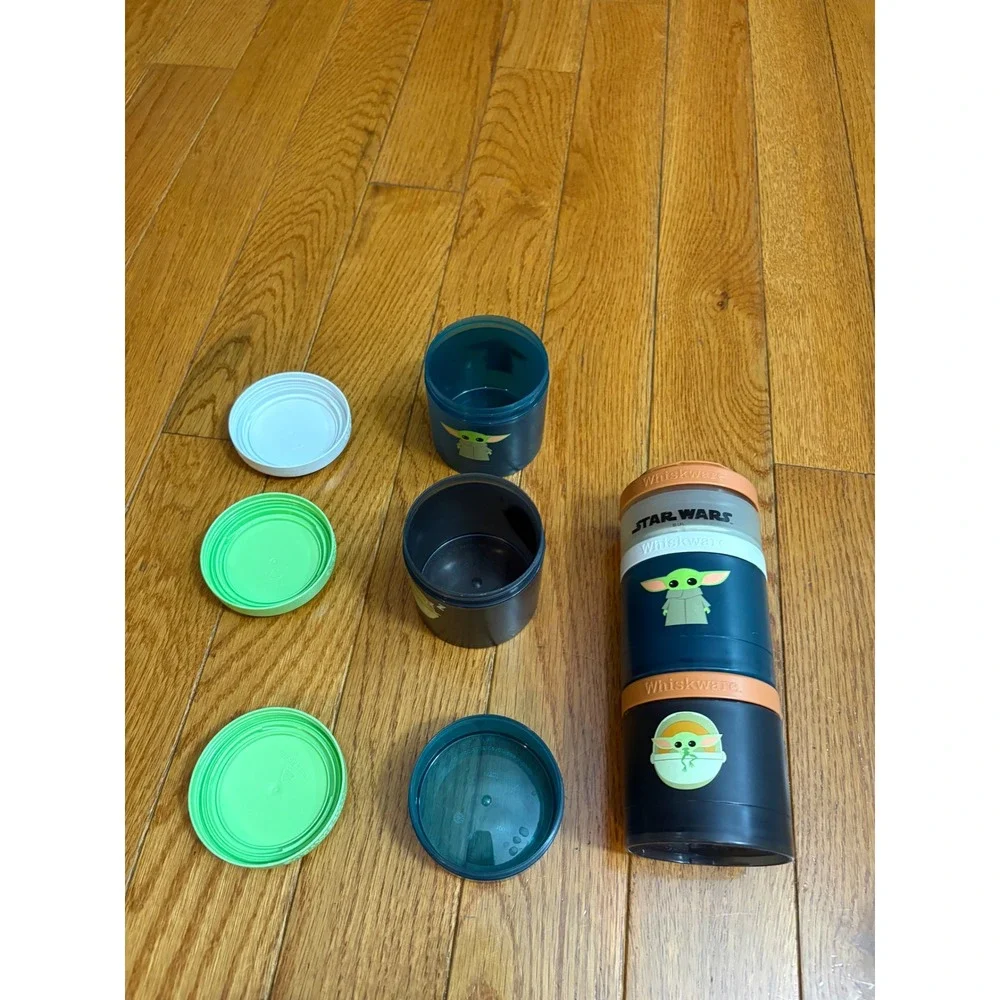Whiskware Star Wars Grogu Stacking Snack Containers The Mandalorian Baby Yoda